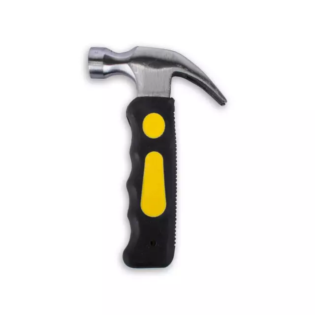 Handy Hardware Stubby Claw Hammer Magnetic Nail Starter 16cm x 11cm