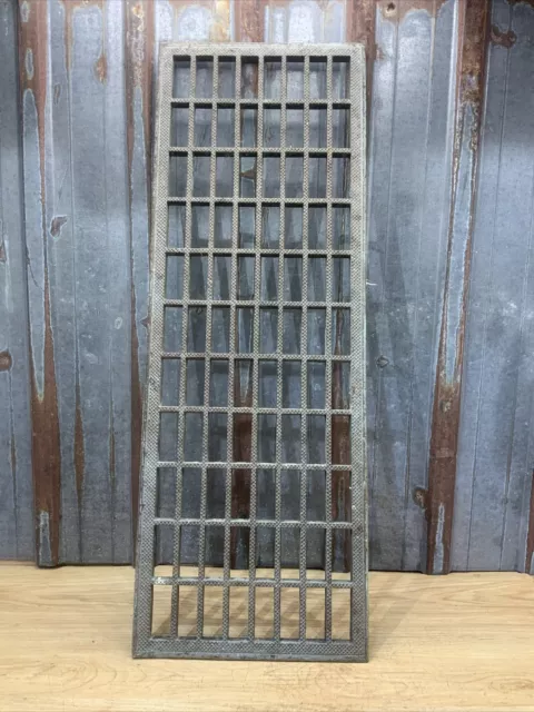 Large Cast Iron Floor Vent Register Air Grate Salvaged Antique