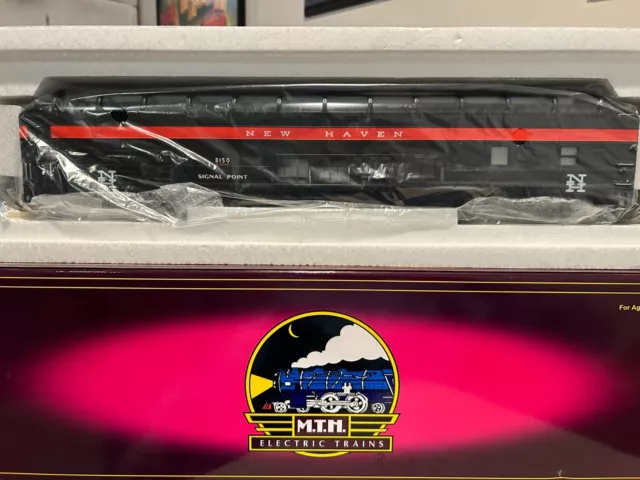 🚂MTH 20-6762 New Haven 70' ABS Full Length Vista Dome Pass. Car (Smooth) NIB