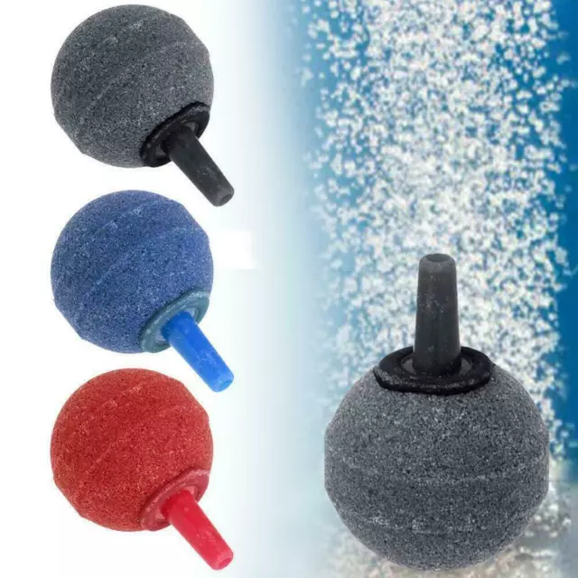 Aquarium Fish Tank Pond Pump Air Stone Cylinder Oxygen Bubble Aerator N4W5