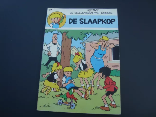 Jommeke Strip / Comics Folge 67 " De Slaapkop "  Jef Nys schwarz / weiß