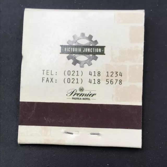 Victoria Junction Premier Protea Hotel Matchbook Cape Town South Africa Full 24 2