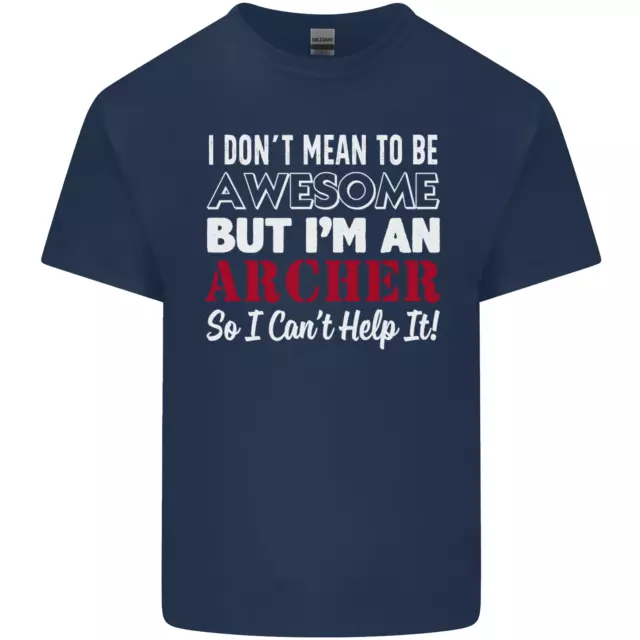 T-shirt da uomo in cotone I Dont Mean to Be but Im an Archer 2