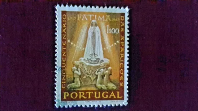 Briefmarke Portugal 1967 50th Anniversary of Fatima Apparition XG-C976 1029