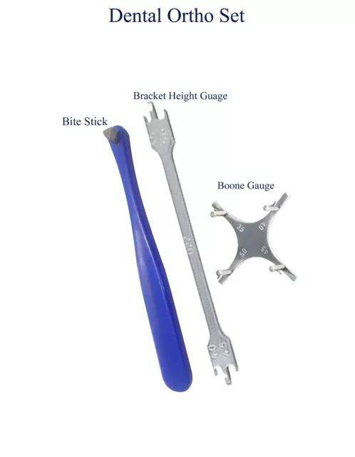 Orthodontie Band Pusher Bite Stick bracket height Guage Ortho Dental Instrumonto