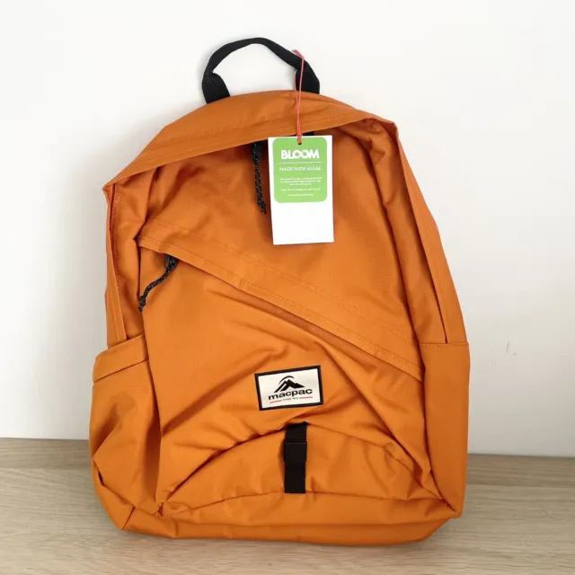 Macpac Litealp + 20L Hiking Canvas Backpack Orange New With Tags