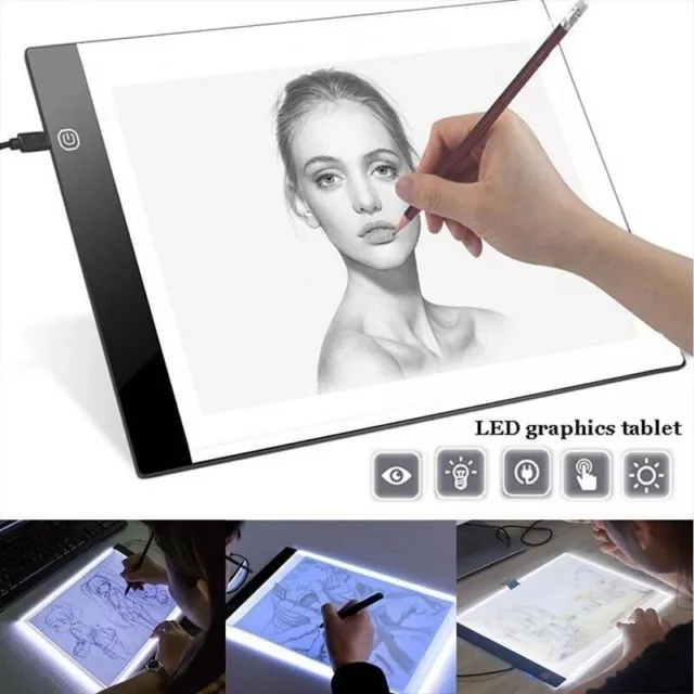 A4/A5 LED Dibujo Tablero Trazado Luz Caja Arte Almohadilla Delgada Para Pintar