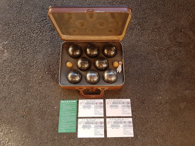 3 Anciennes Boules De Pétanque Obut Inox – 690 Grammes – Rares