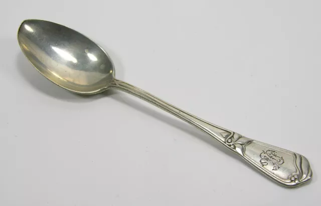 TeeLöffel  um 1900 Jugendstil Silber 800 Wilkens  Monogramm