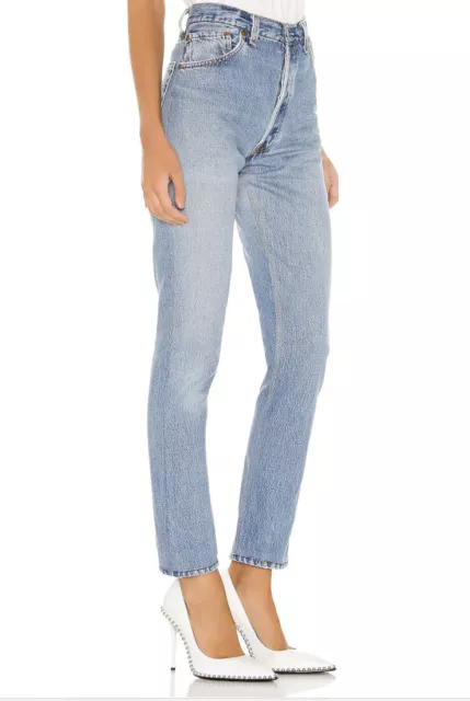 RE/DONE Levis High Rise Jeans Indigo Blue High Waisted  25 NWT $350 2