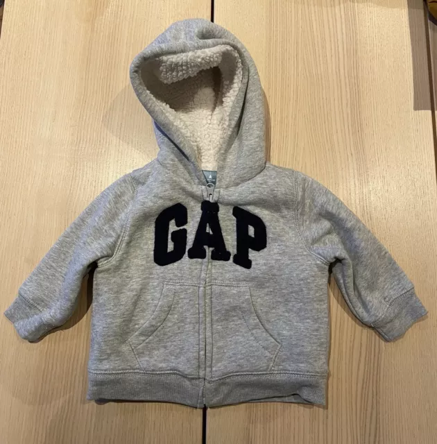 Baby GAP Hoodie - Grey - 6 to 12 months