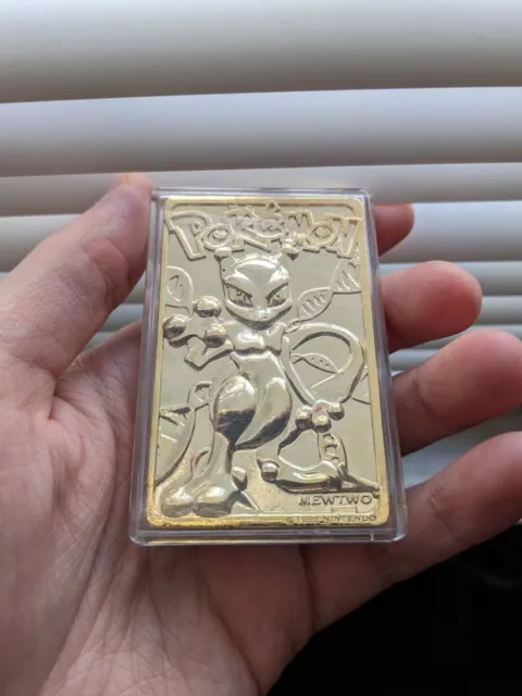 Pokemon Toys - Burger King Gold-Plated Trading Card - MEWTWO #150 (Gold  Card Only) 