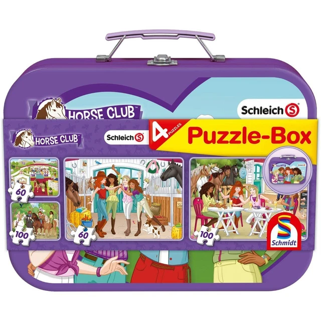 Satz Schmidt Spiele Schleich: Horse Club Puzzle 2 X 100 Teilig 2 X 60 Stücke
