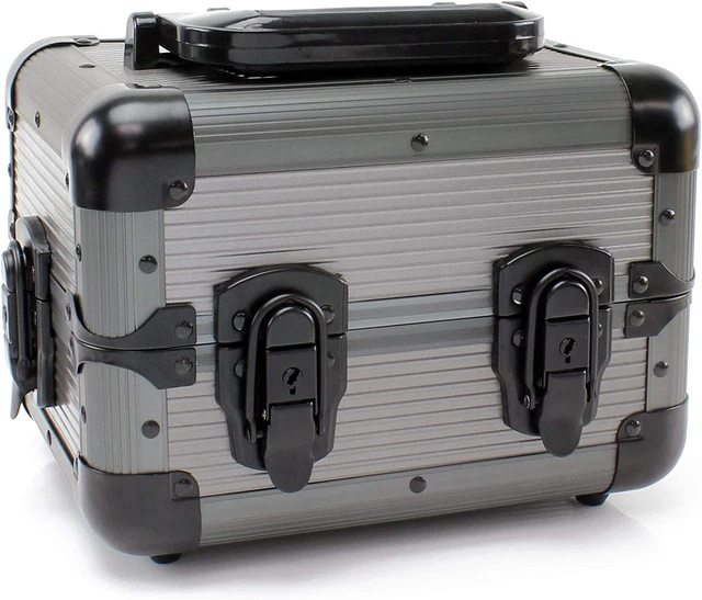 600Pc Deluxe Poker Chip Case Carrier in Gray Color - Ultimate Poker Chip Carrier