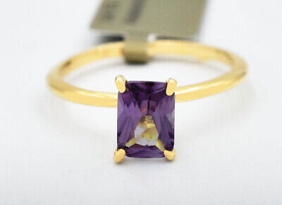 AAA ALEXANDRITE 1.22 Cts SOLITAIRE RING 10K GOLD - Made in USA - NEW WITH TAG