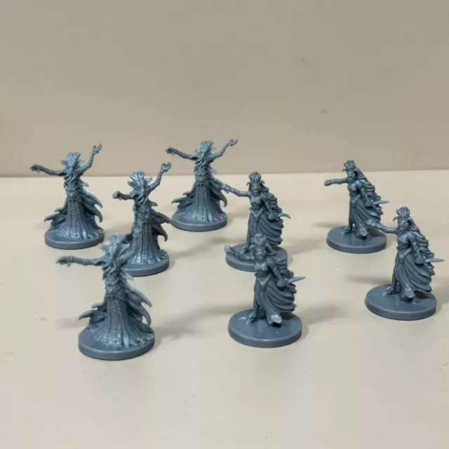 Set 8PCS D&D Legend of Drizzt Mind Flayer & Matron Mother Model Board Game Minis