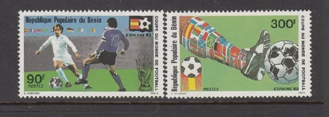 Benin (Dahomey) Sc# 519-520 World Soccer Championship Espana 1981 - Mnh