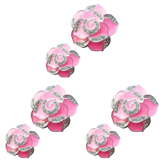 3 PCS Blumenschmuck Lüftungsschlitzdekorationen Für Auto-Bling Blumenentlüftung