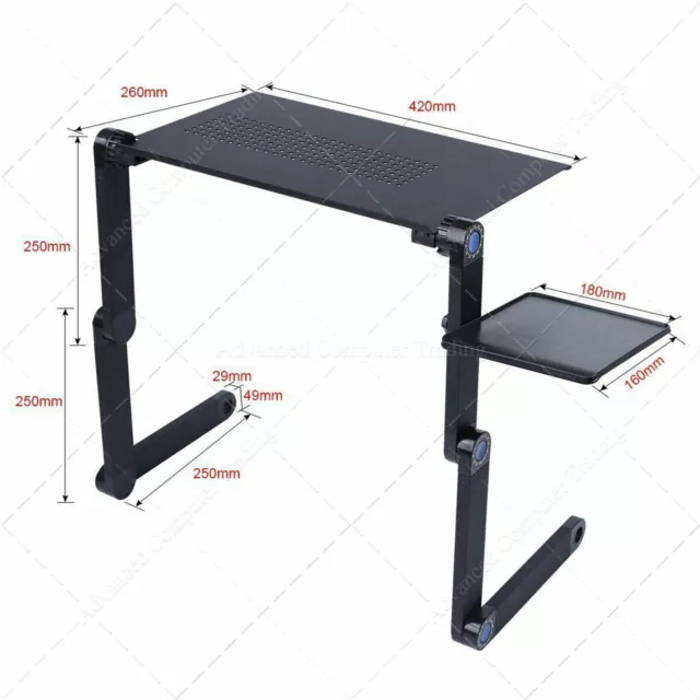 Soporte para PC Portátil Ajustable y Plegable para Cama , Sofá o Escritorio... 3