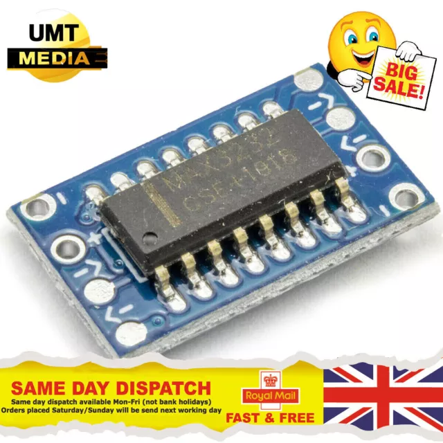 Mini RS232 to TTL Level Converter Serial Module Board Adapter MAX3232