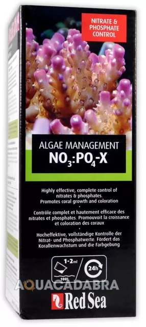 RED SEA NO3 PO4 X NPX 500ml NITRATE & PHOSPHATE REMOVER NO POX MARINE REEF TANK 3