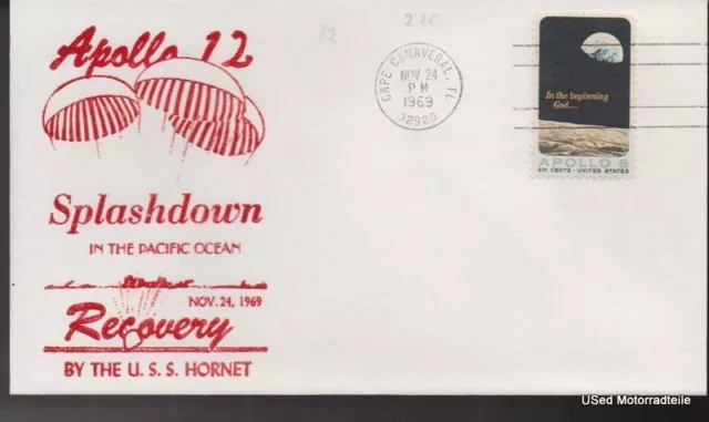 Apollo 12 Splashdown FDC Ersttagsbrief 1969