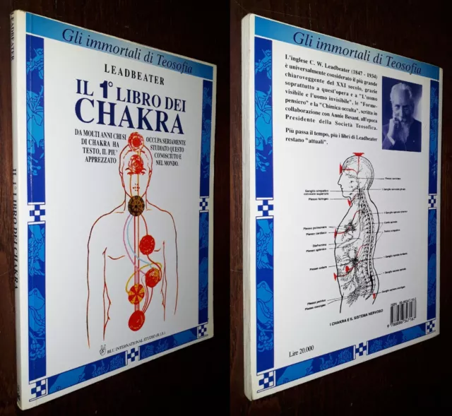 Il 1° libro dei Chakra, Leadbeater, 1°Ed. Blu International Studio BIS 1995.