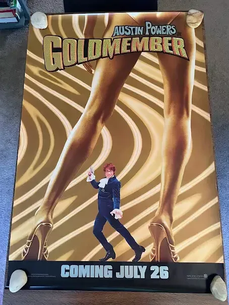 Austin Powers in Goldmember Original Theatrical One Sheet Holofoil Poster 27X40