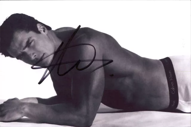 Antonio Sabato Jr Signed 4x6 Photo Actor Model General Hospital Calvin Klein
