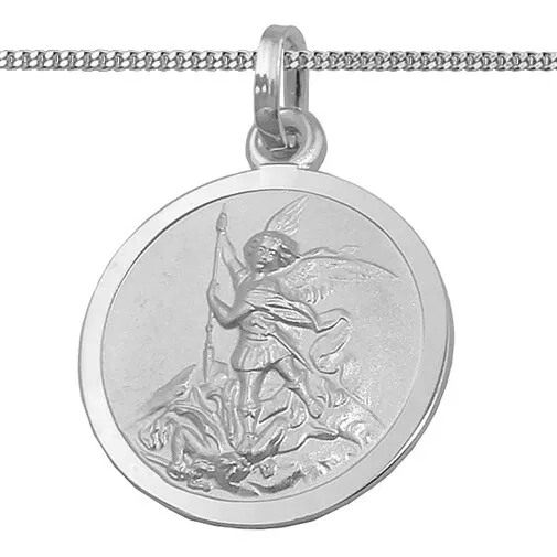 Sterlingsilber St Heiliger Christophorus Anhänger Kette Halskette Mit  45.7cm 