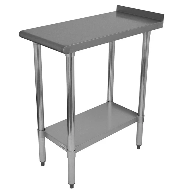 Advance Tabco 18" x 24" S/s Equipment Filler Table 16 Gauge w/ 1.5" Riser