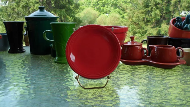 FIESTA WARE 6 1/8" BREAD & BUTTER B B PLATE scarlet red