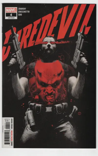 Daredevil #4 Lgy 616 Iconic Tedesco Punisher Cover Marvel Comics 1St Print 2019