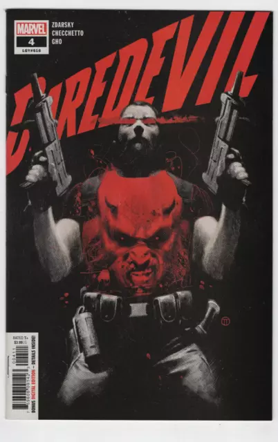 Daredevil #4 Lgy 616 Iconic Tedesco Punisher Cover Marvel Comics 1St Print 2019