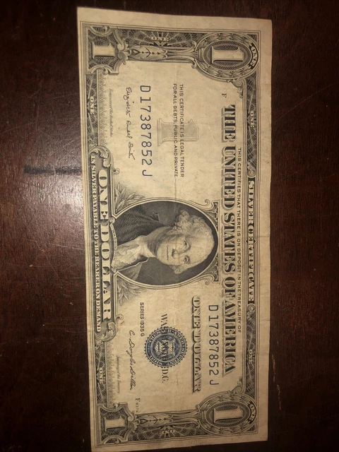 1935 G Series One Dollar Blue Seal Certificate