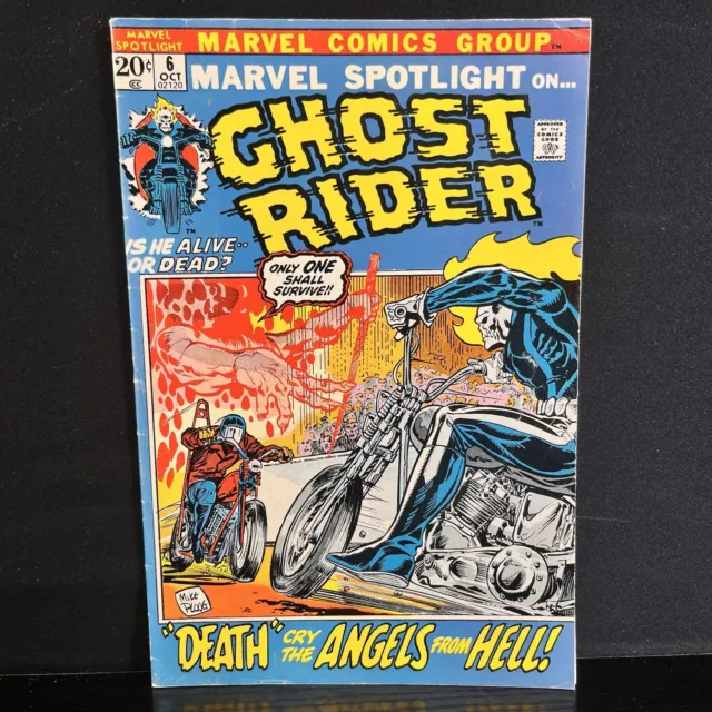 Marvel Spotlight #6 (1972) 2nd Full Appearance of Ghost Rider! Marvel VGC