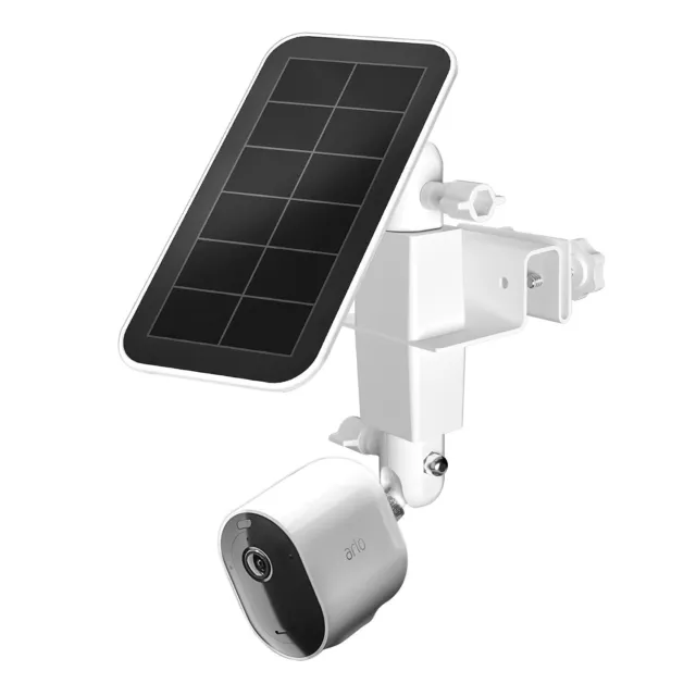 HOLACA 2 in Two-Way Gutter Mount for Arlo Pro4/Pro 3/Arlo Ultra and Solar Panel