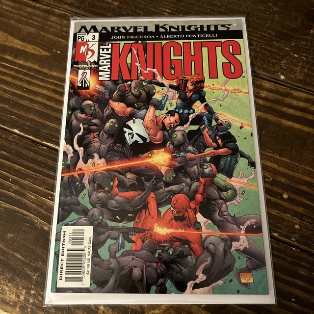 Marvel Knights Vol.2, #3 Figueroa - Ponticelli 2002 Vintage Daredevil Punisher