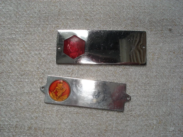 Médailles Saint-Christophe Pour Voiture - Lot De 2 - Clip Pare-soleil, Protection Voyage - Cadeau Conducteur