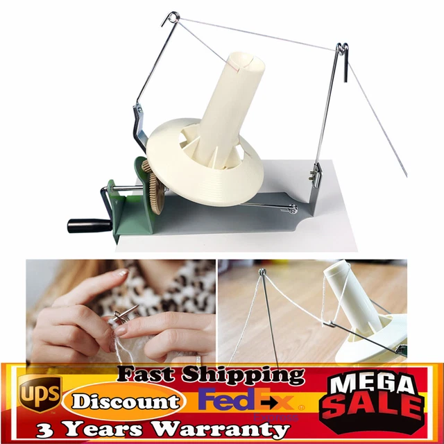 500G YARN BALL Winder Jumbo Nylon Fiber/Wool/String Ball Winder Hand
