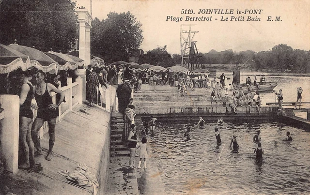 CPA Dept 94 Val de Marne - Joinville le Pont Plage Berretrot le Petit Bain