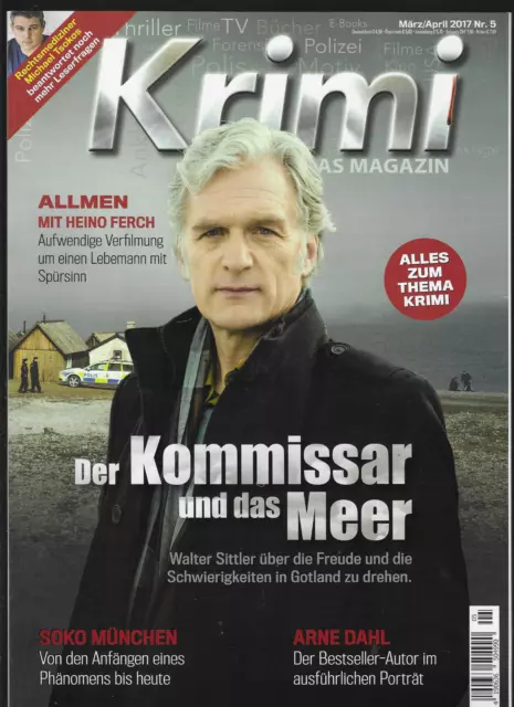 Krimi Das Magazin Nr.5 / 2017 Der Kommissar und das Meer / Soko München