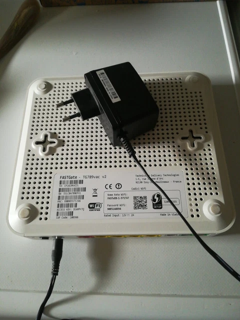 MODEM ROUTER FASTGATE Fastweb Technicolor Modello Tg789Vac Xtream 35B ...