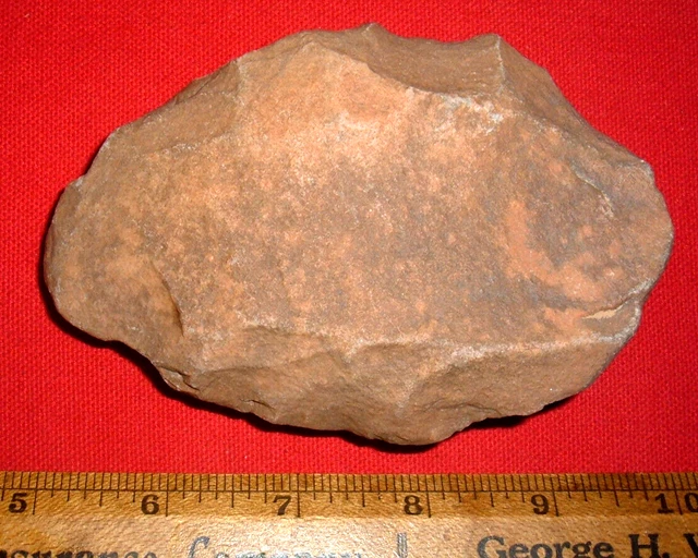 Nice (4.5"+) Paleolithic Acheulean Early Man Axe 100,000 - 800,000 Years Or More