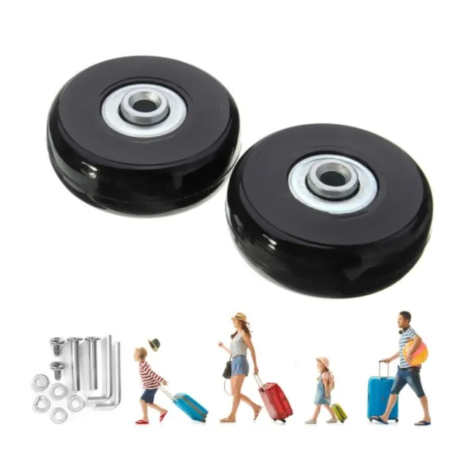 Trolley Casters for Luggage Box Suitcase Flexible Swivel Wheel Repair Accessory