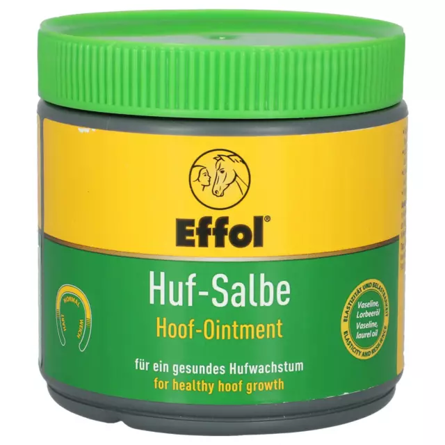 Effol Huf Salbe grün Hufpflegemittel 500ml Dose Huffett mit Vaseline & Lorbeeröl