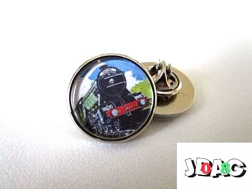 Pins Pin's Badge Train Locomotive Rail - Finition Argent Ou Or