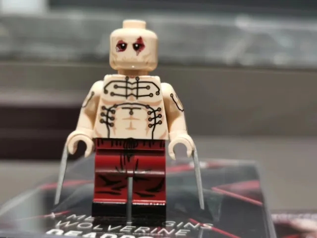 custom 3th party min brick minifigure jin deadpool