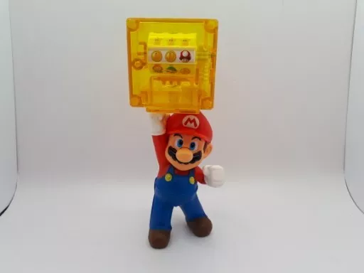 Super Mario Bros - Mario Power Up Box Fruit Machine Figure - 2018 McDonald's VG