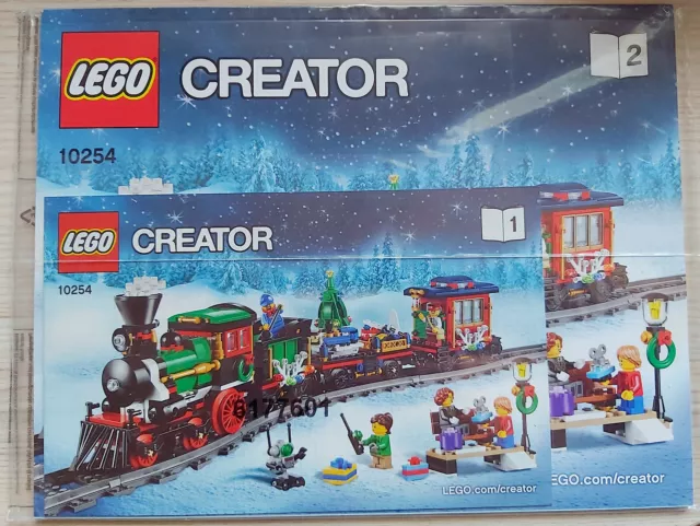 LEGO® Creator BAUANLEITUNG für 10254 Festlicher Weihnachtszug ONLY INSTRUCTION